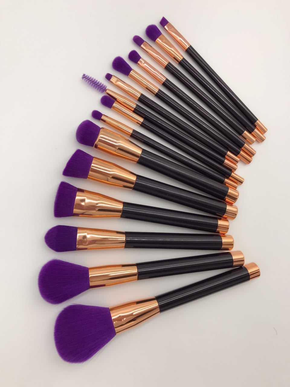 15pcs make up brush set