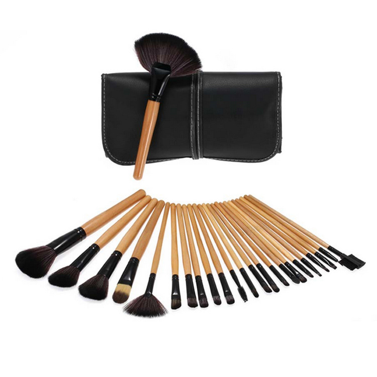 Wholesale makeup brushes with bag