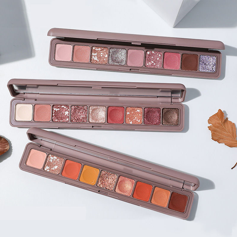 9 colors Cosmetic Glitter Eyeshadow Palette