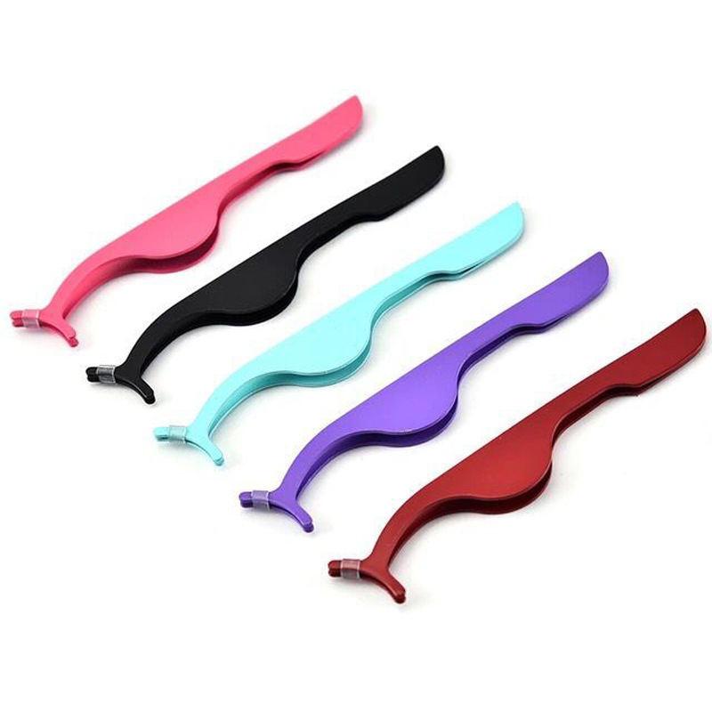 Stainless Steel Eyelash Applicator Tweezers