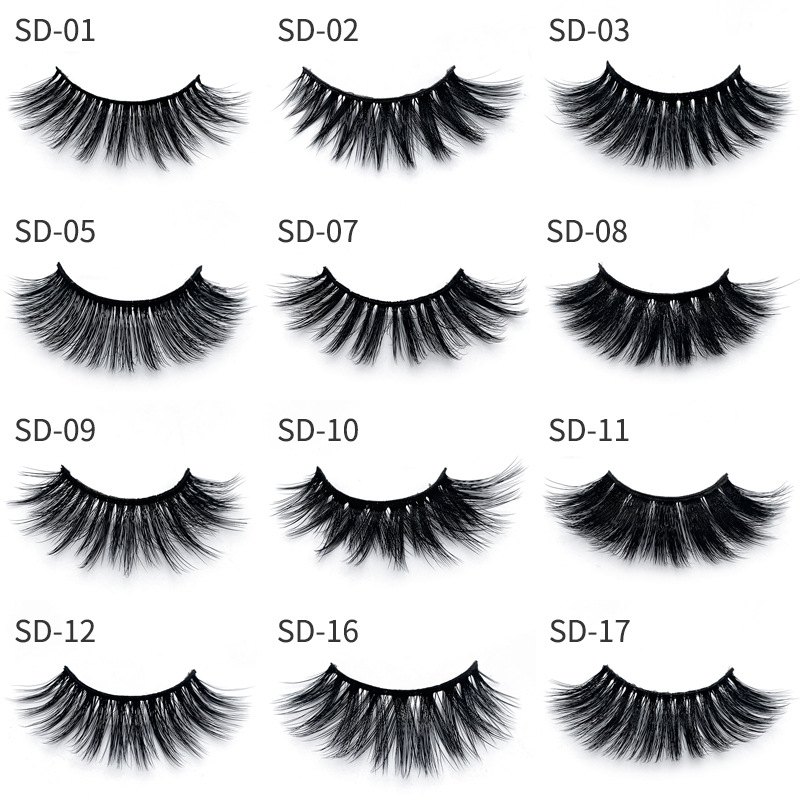 3D mink eyelashes 1 pair