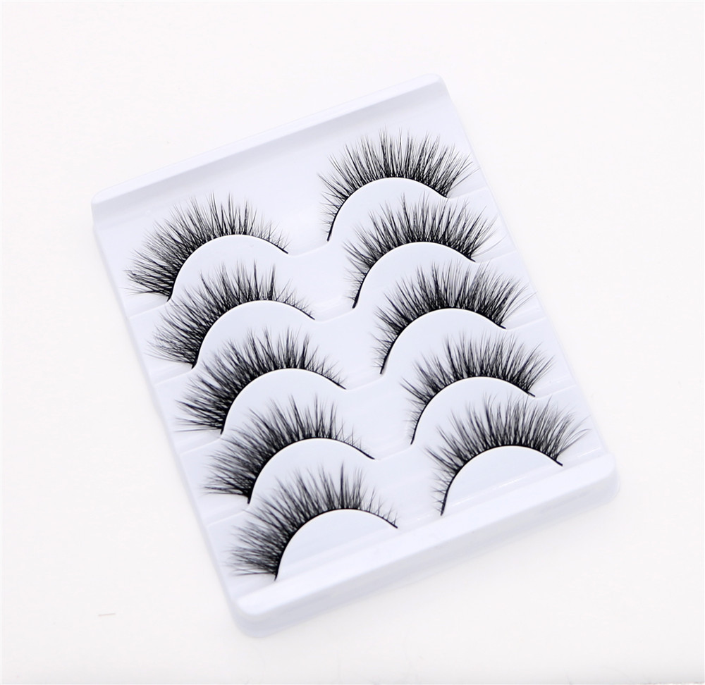 3D false eyelash nature 5 Pairs/box