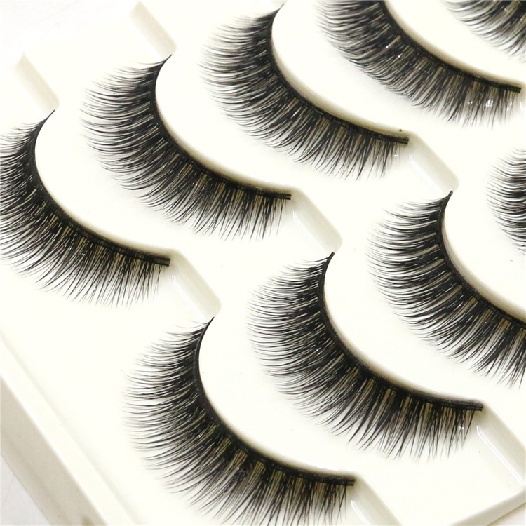 3D mink eyelashes 5 pairs/box