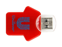 Plastic usb flash